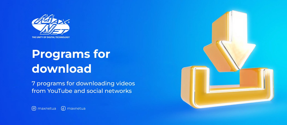 7 programs for downloading videos from Youtube and social networks