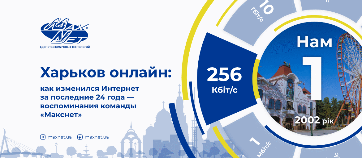 Харьков онлайн: как изменился Интернет за последние 24 года — воспоминания команды «Макснет»