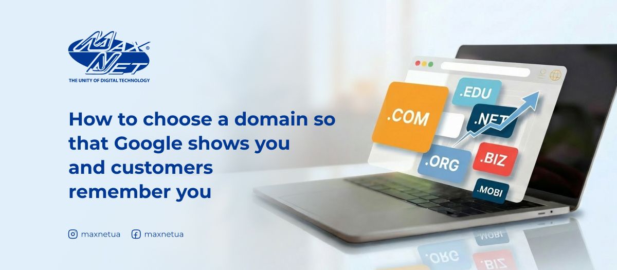How to choose a domain so that Google shows you and customers remember you