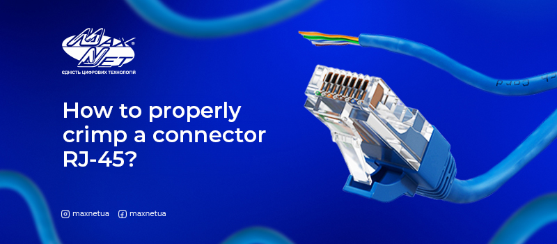 How to properly crimp a connector RJ-45?