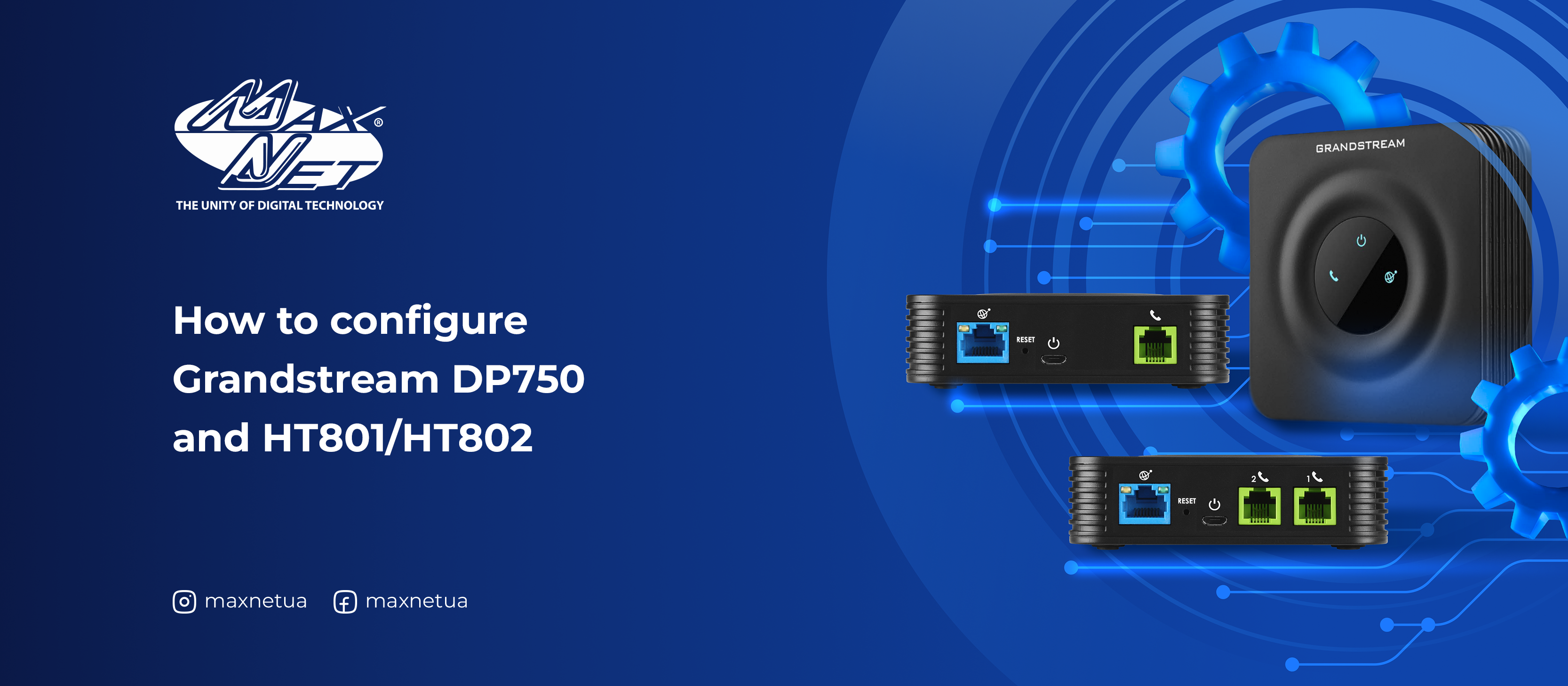 How to configure Grandstream DP750 and НТ801/НТ802 VoIP Gateaway