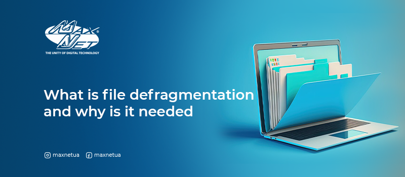 What is file defragmentation and why is it needed