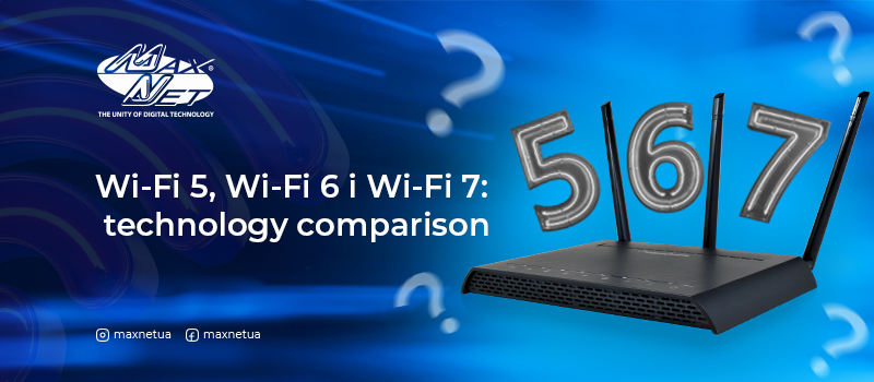 Wi-Fi 5, Wi-Fi 6 and Wi-Fi 7: technology comparison