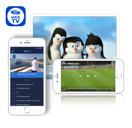 Application for convenient TV viewing from your phone, tablet or TV