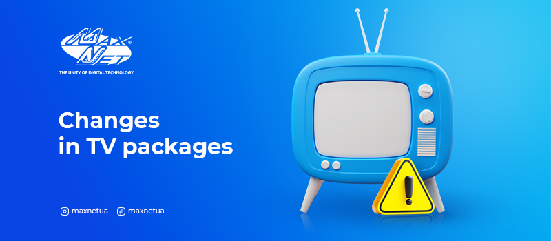 Changes to TV packages