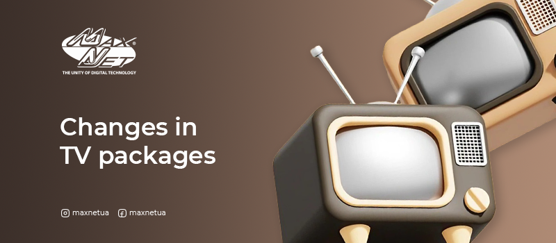 Changes in TV packages