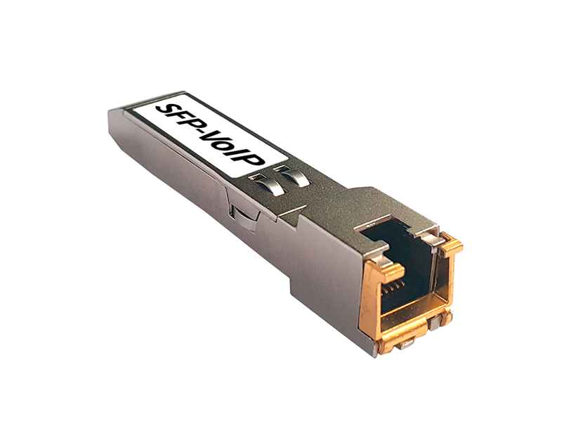 VoIP E1 gateway in SFP form factor